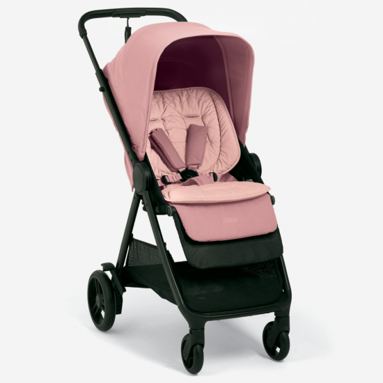 Mamas & Papas Libro Stroller + Memory Foam Liner Bundle, Peony Pink