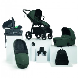 Mamas & Papas Ocarro 8 Piece Aton B2 Isofix Travel System Bundle, Oasis