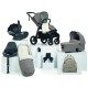 Mamas & Papas Ocarro 8 Piece Cloud T Isofix Travel System Bundle, Studio