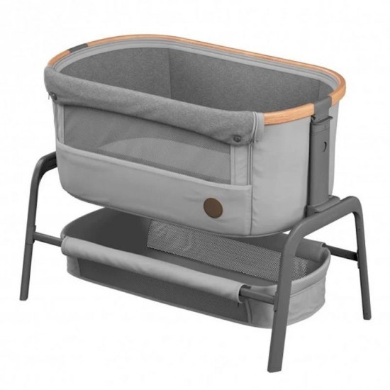 Maxi Cosi Iora Co-Sleeper Bedside Crib, Essential Grey