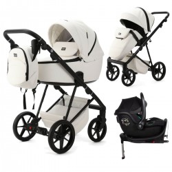 Mee-go Milano Evo 3 in 1 Isofix Travel System, Pearl White