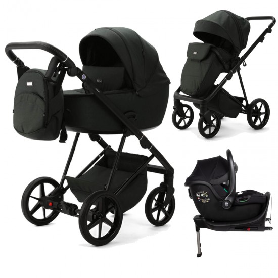 Mee-go Milano Evo 3 in 1 Isofix Travel System, Racing Green