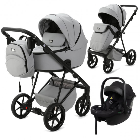 Mee-go Milano Evo 3 in 1 Travel System, Stone Grey