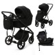 Mee-go Milano Evo 3 in 1 Travel System, Abstract Black