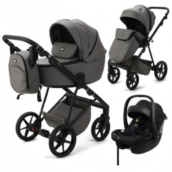 Mee-go Milano Evo 3 in 1 Travel System, Slate Grey