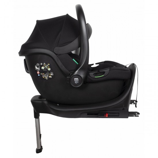 Mee-go Milano Evo 3 in 1 Isofix Travel System, Abstract Black