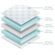 Miniuno Airflow Pocket Sprung Cot Bed Mattress, 140 x 70 x 10cm