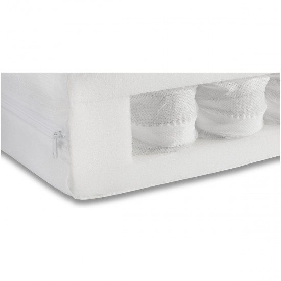 Miniuno Airflow Pocket Sprung Cot Bed Mattress, 140 x 70 x 10cm