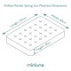 Miniuno Airflow Pocket Sprung Cot Mattress, 120 x 60 x 10cm