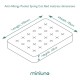 Miniuno Anti-Allergy Pocket Sprung Cot Bed Mattress, 140 x 70 x 10cm