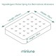 Miniuno Hypoallergenic Pocket Sprung Cot Bed Mattress, 140 x 70 x 10cm