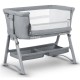 Miniuno StayClose Bedside Crib, Grey