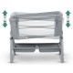 Miniuno StayClose Bedside Crib, Grey