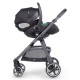 Miniuno TouraGo Infinityfix Travel System + Free Isofix Base, Anthracite