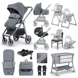 Miniuno VenToura Ultimate Travel System Bundle, Anthracite