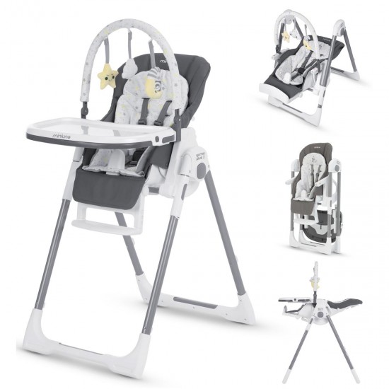 Miniuno Yumo Plus2 2-in-1 Highchair, Mini Stars