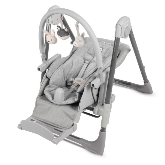 Miniuno Yumo MultiPlus 4 in 1 Highchair - Whisper Grey