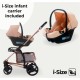 My Babiie MB200i 3 in 1 i-Size Travel System Bundle, Blush