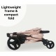 My Babiie MB200i 3 in 1 i-Size Travel System Bundle, Blush