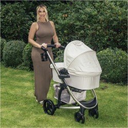 My Babiie MB200i 3 in 1 i-Size Travel System Bundle, Oatmeal
