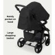 My Babiie MB200i 3 in 1 i-Size Travel System Bundle, Black Leopard