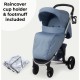 My Babiie MB200i 3 in 1 i-Size Travel System Bundle, Blue Plaid