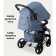 My Babiie MB200i 3 in 1 i-Size Travel System Bundle, Blue Plaid