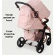 My Babiie MB200i 3 in 1 i-Size Travel System Bundle, Pink Plaid