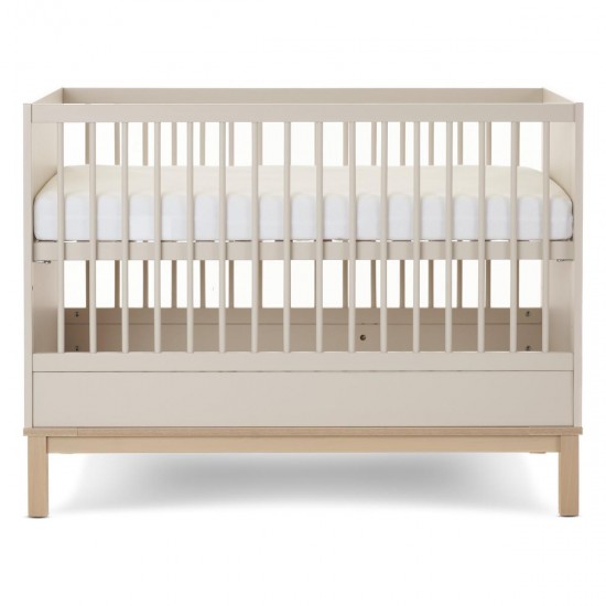 Obaby Astrid Mini Cot Bed 2 Piece Room Set, Satin