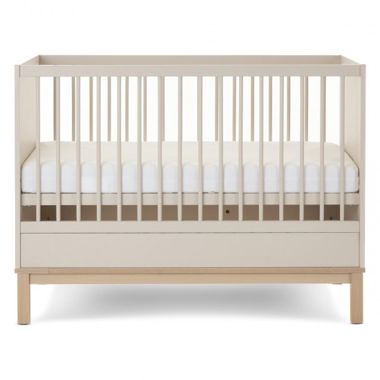 Obaby Astrid Mini Cot Bed 2 Piece Room Set, Satin