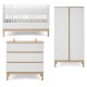 Obaby Astrid Mini Cot Bed 3 Piece Room Set, White