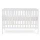 Obaby Bantam Cot + Fibre Mattress, White