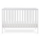 Obaby Bantam Cot + Fibre Mattress, White