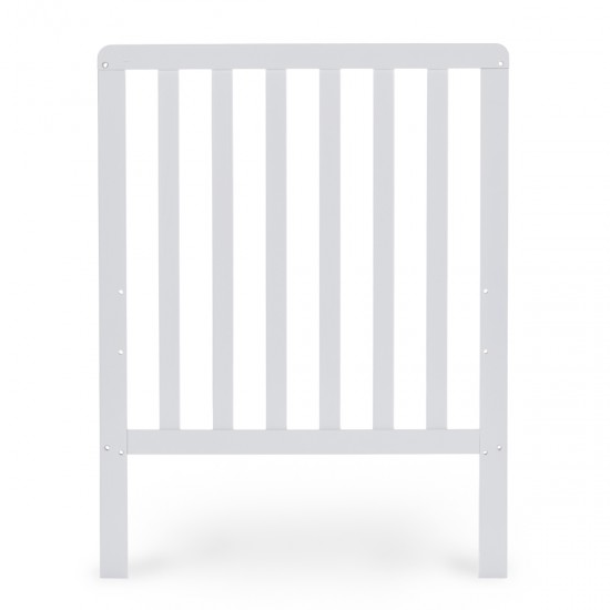 Obaby Bantam Cot + Fibre Mattress, White