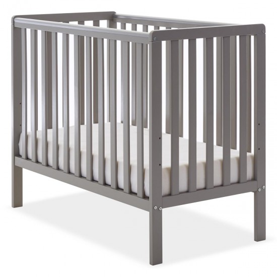 Obaby Bantam Space Saver Cot, Taupe Grey