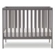 Obaby Bantam Space Saver Cot, Taupe Grey