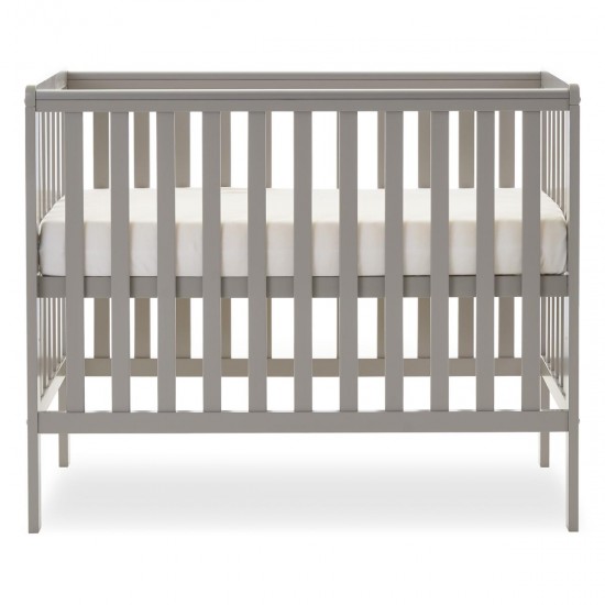 Obaby Bantam Space Saver Cot, Warm Grey