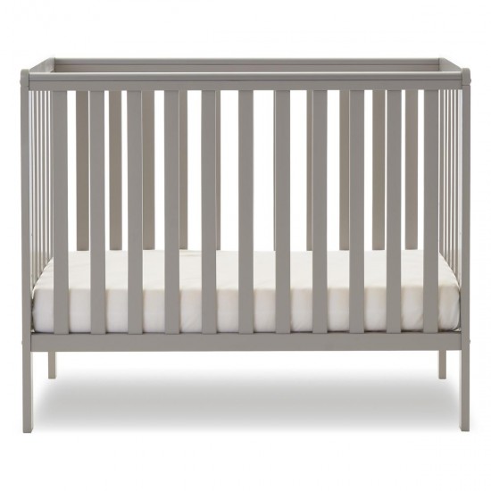 Obaby Bantam Space Saver Cot, Warm Grey