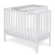 Obaby Bantam Space Saver Cot, Under Drawer, Cot Top Changer + Fibre Mattress, White