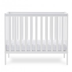 Obaby Bantam Space Saver Cot + Cot Top Changer, White