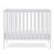 Obaby Bantam Space Saver Cot + Cot Top Changer, White