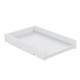 Obaby Bantam Space Saver Cot, Under Drawer, Cot Top Changer + Fibre Mattress, White