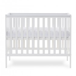 Obaby Bantam Space Saver Cot, White