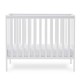 Obaby Bantam Space Saver Cot + Fibre Mattress, White