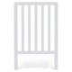 Obaby Bantam Space Saver Cot + Fibre Mattress, White