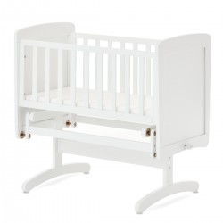 Obaby Gliding Crib + Mattress, White