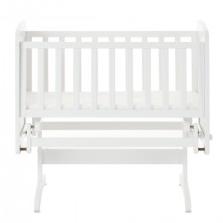 Obaby Gliding Crib + Mattress, White