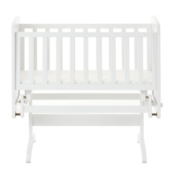 Obaby Gliding Crib + Mattress, White