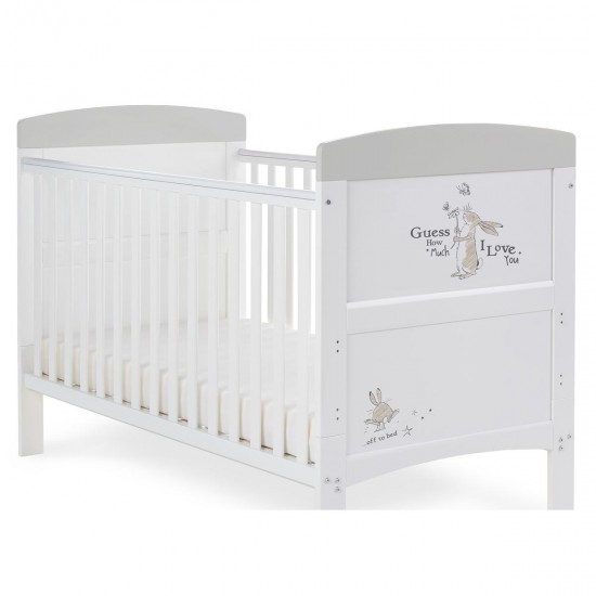 Obaby Grace Inspire Cot Bed, Guess How Much I Love You, Scribble