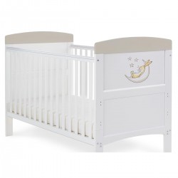 Obaby Grace Inspire Cot Bed, Guess How Much I Love You, To The Moon and Back